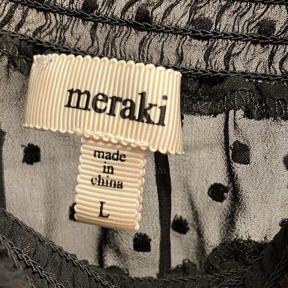 Meraki Sheer-Front/Back Women’s Blouse - Picture 3 of 6